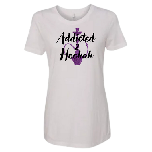 Purple Glitter Hookah T-Shirt