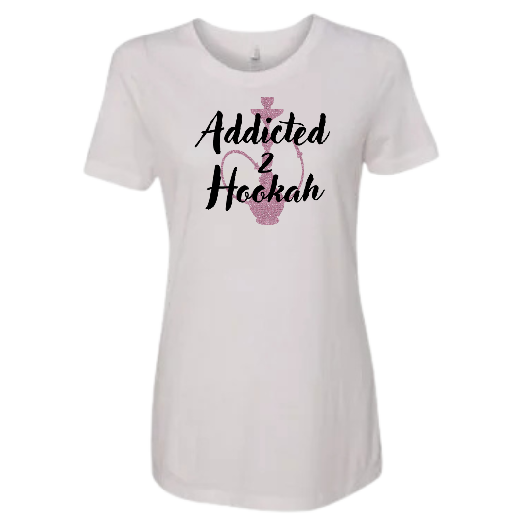 Pink Glitter Hookah T-Shirt